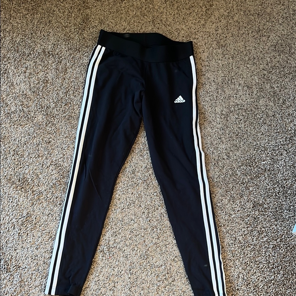 Adidas Kids Black Track Pants